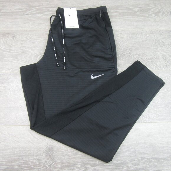Nike Phenom Elite Running Gym Pants Men's Size Large Black NEW - Picture 4 of 16